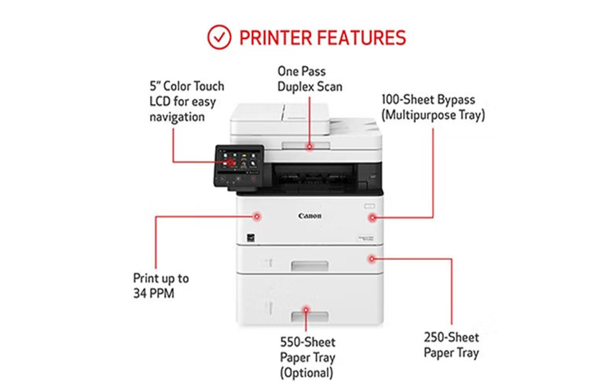 Máy in laser Canon Đa chức năng MF451DW (NK)