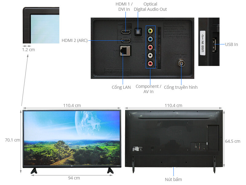 Smart Tivi LG 49 inch 49UF680T Smart Tivi LG 49 inch 49UF680T