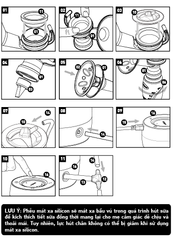 Máy hút sữa đôi Unimom Minuet UM871692