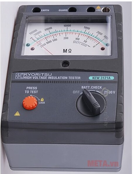 Máy đo điện trở cách điện Kyoritsu 3121 Máy đo điện trở cách điện Kyoritsu 3121
