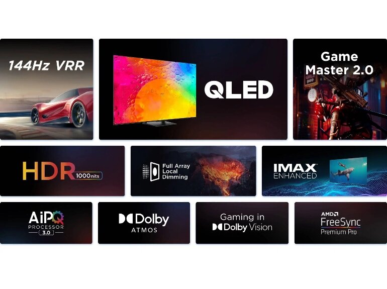 Google Tivi TCL QLED 4K 55 inch 55C745