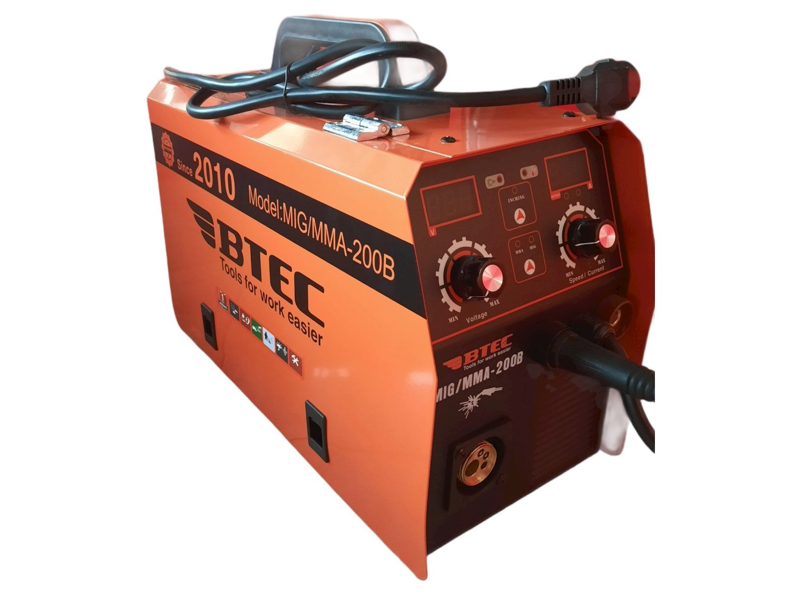 Máy hàn MIG không dùng khí BTEC MIG/MMA 200B Máy hàn MIG không dùng khí