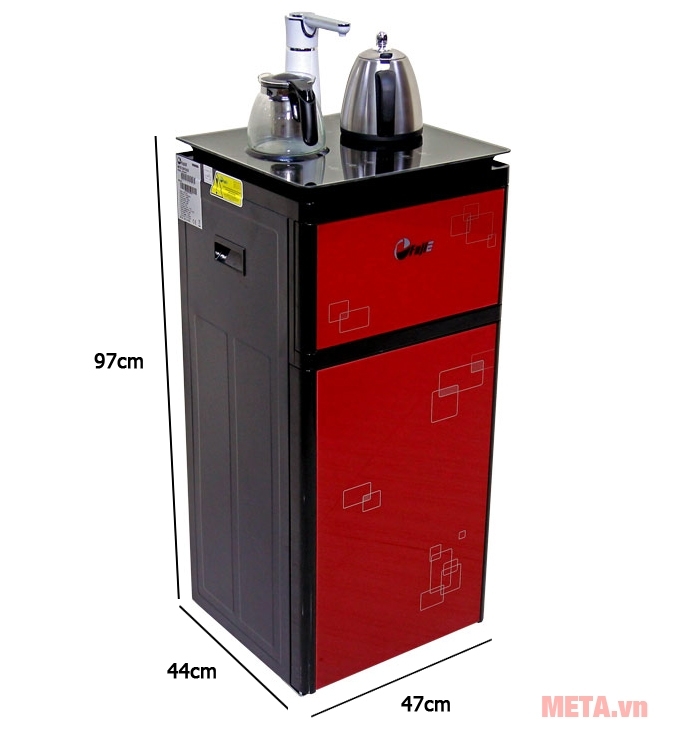 Cây nước nóng lạnh kết hợp với bàn pha trà, cà phê FujiE WD3000C Cây nước nóng lạnh kết hợp với bàn pha trà, cà phê FujiE WD3000C