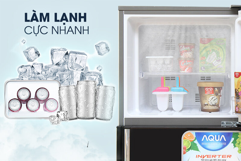 Tủ lạnh Aqua 204 lít AQR-I226BN Tủ lạnh Aqua 204 lít AQR-I226BN