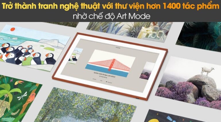 Smart Tivi The Frame QLED Samsung 55 inch 4K QA55LS03A