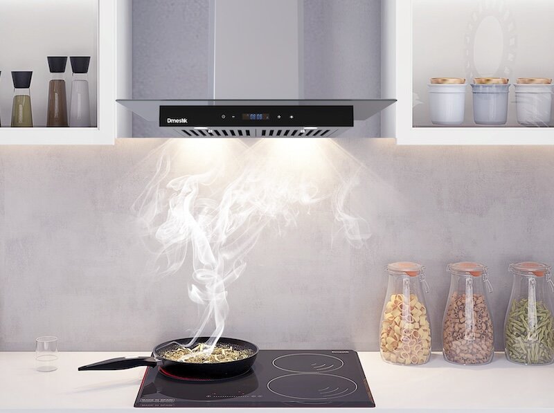 Máy hút mùi D'mestik ML2270 DMK sở hữu thiết kế áp tường chắc chắn