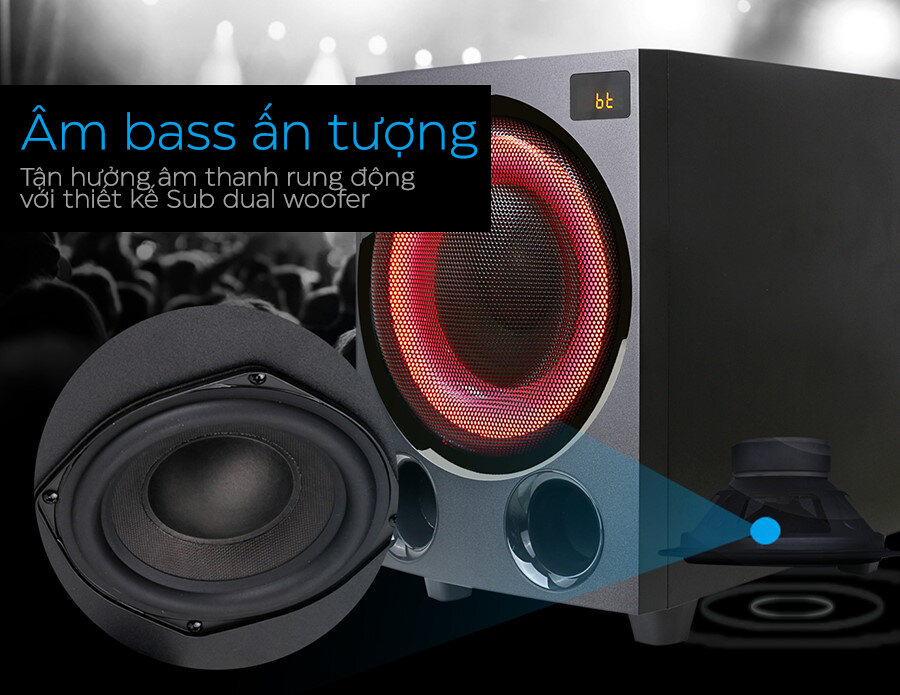 Loa Fenda F770X Bluetooth, 2.1, FM, USB, Optical, Plug & play