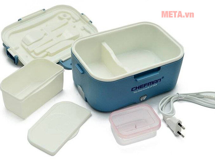 Hộp cơm hâm nóng Chefman CM-112N (Lõi nhựa, hàng Việt Nam)