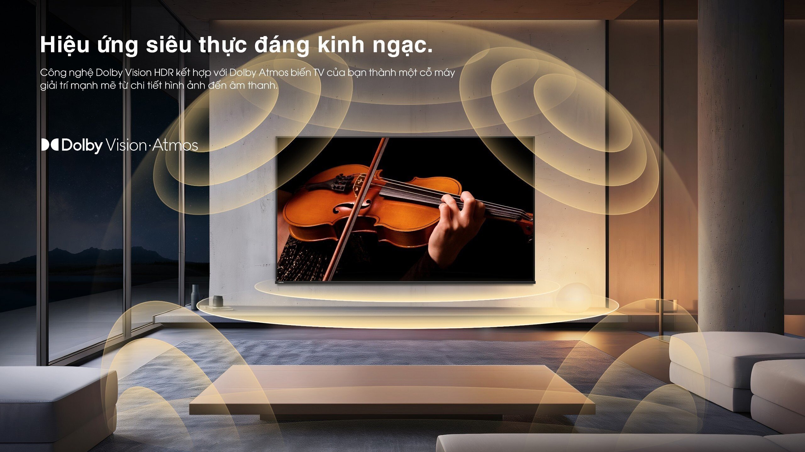 55M450NP với âm thanh chất lượng cao Toshiba 4K 55 inch 55M450NP