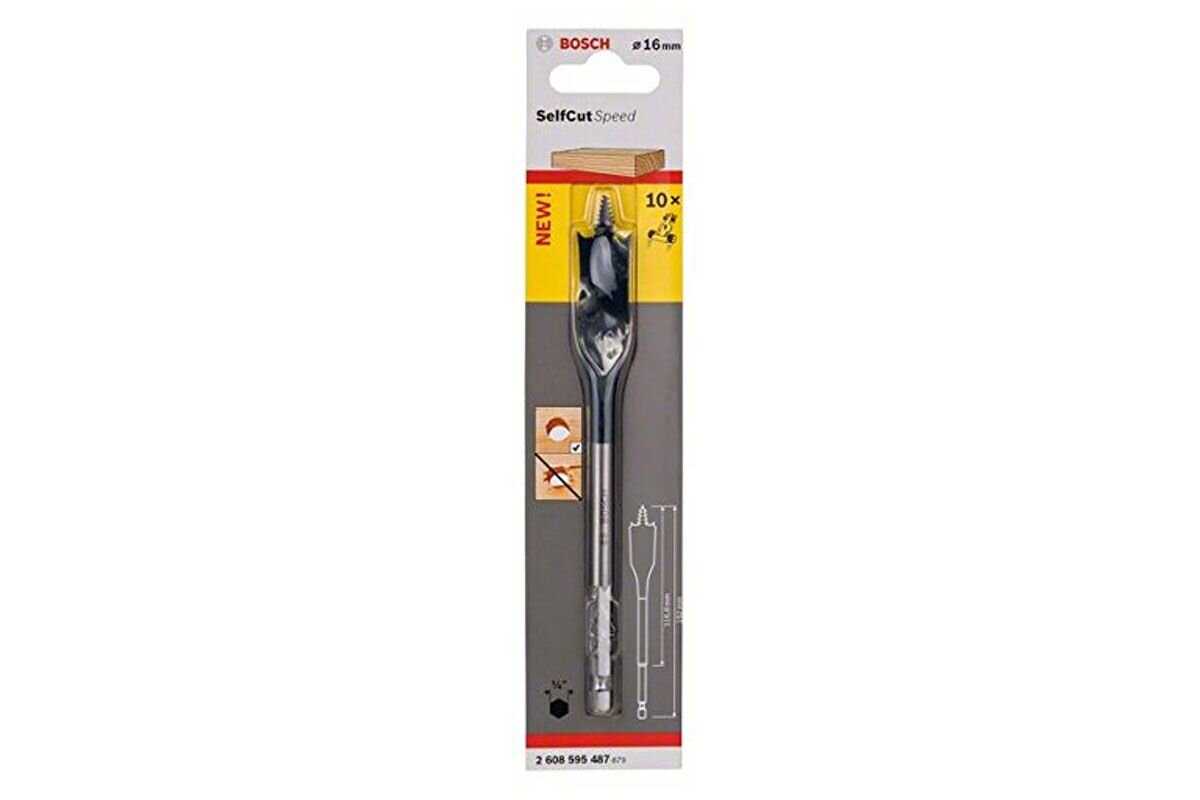 Mũi khoét gỗ đuôi cá 16x152mm Bosch 2608595487