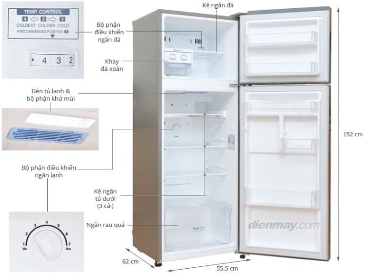 Tủ lạnh LG GNL222BS (GN-L222BS)