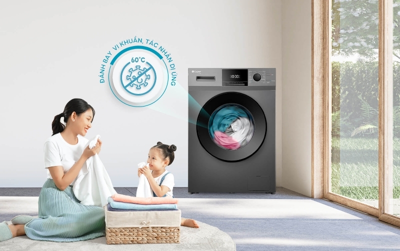 Máy giặt Casper Inverter 10.5 kg WF-105VG5 4 Máy giặt Casper Inverter 10.5 kg WF-105VG5