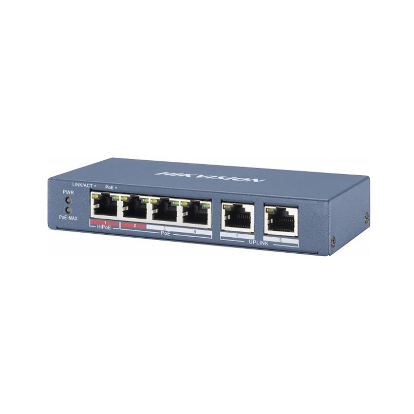 Switch POE Hikvision DS-3E0106P-E/M 1