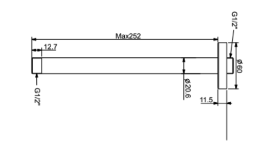 Bản vẽ kỹ thuật co nối EasySET American Standard FFAS9908