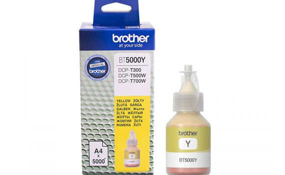Mực in phun Brother BT5000Y được làm từ chất liệu cao cấp