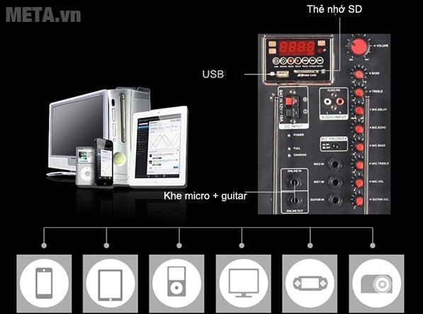 Loa di động Feiyang SL16