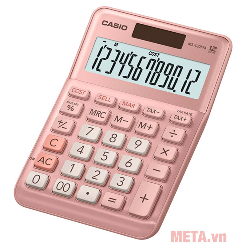 Máy tính Casio MS-120FM-PK Máy tính Casio MS-120FM-PK