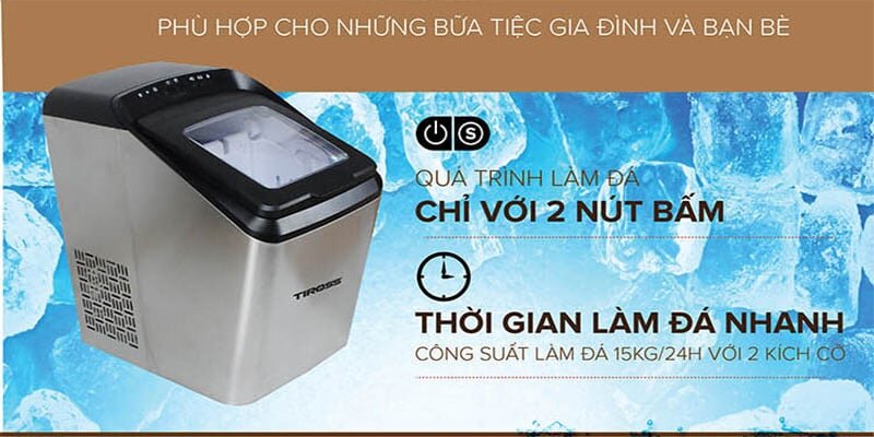 Thời gian làm đá nhanh