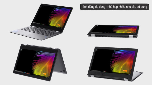 Laptop Lenovo Yoga 510 15IKB i5 7200U/4GB/1TB/Win10/(80VC002BVN)