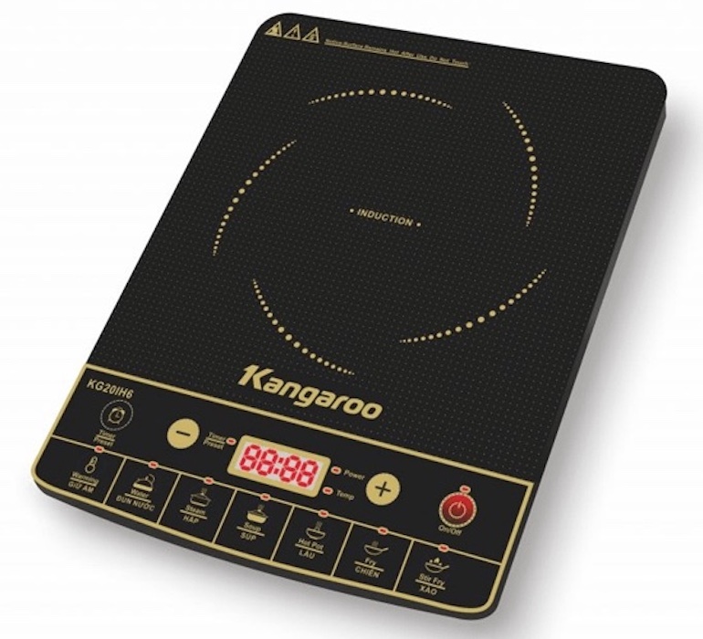 Bếp từ dương 1 vùng nấu Kangaroo KG20IH6 Bếp từ dương 1 vùng nấu Kangaroo KG20IH6