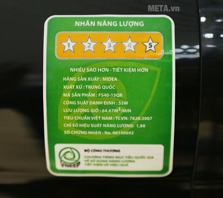 Quạt cây Midea FS40-15QR