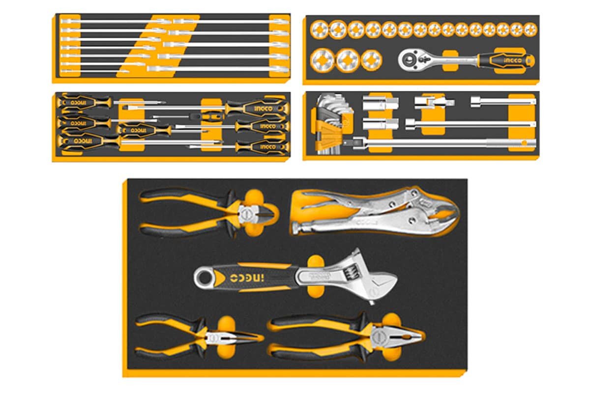 Hộp sắt và 59 công cụ INGCO HTCS15591