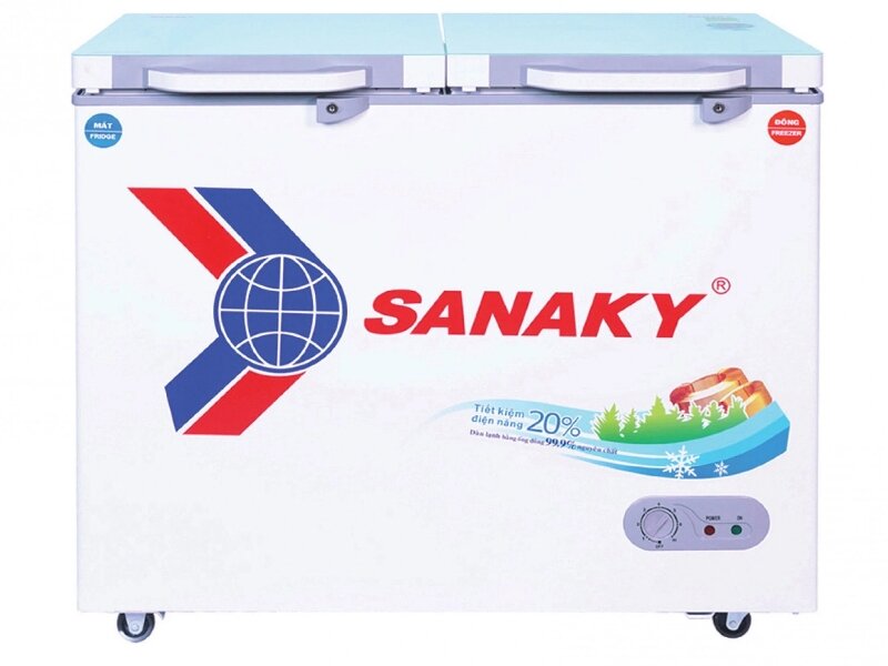 Tủ đông Sanaky 2 ngăn 250 lít VH-2599W2KD
