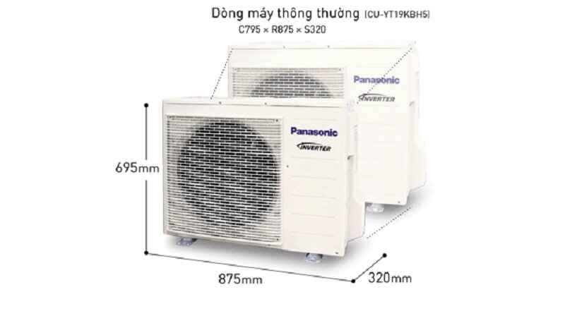 Điều hòa giấu trần Panasonic 24000 BTU 1 chiều Inverter S-24PF2H5-8