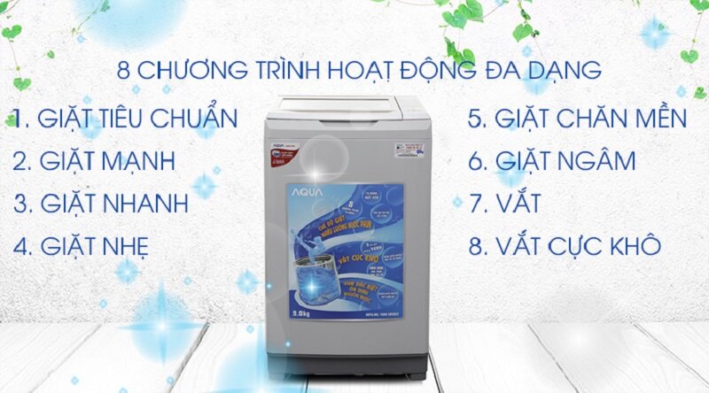 Máy giặt Aqua 9 kg AQW-S90AT