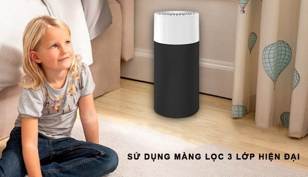 Bộ lọc 3 lớp hiện đại của máy lọc không khí Blueair Blue Pure 411 PAC