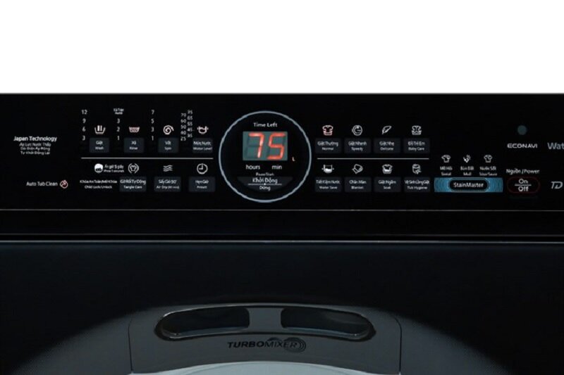 Máy giặt Panasonic Inverter 11.5 kg NA-FD11XR1LV bảng điều khiển