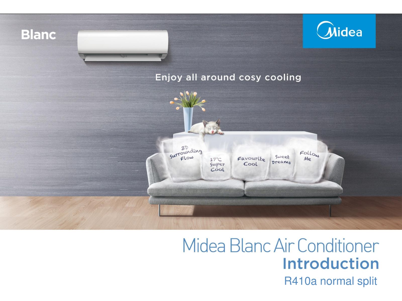 Điều hòa 1 chiều Midea MSMA2-10CRN1 9.000 BTU