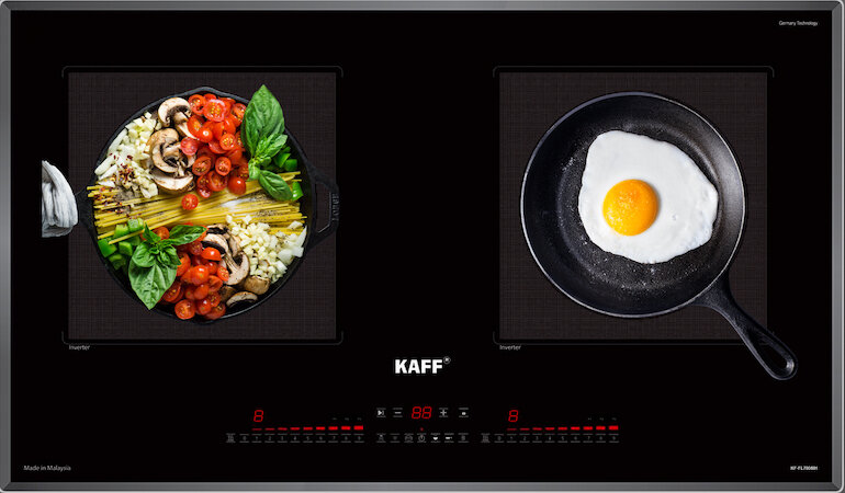 Bếp từ hồng ngoại âm 2 vùng nấu Kaff KF-FL7008IH Bếp từ hồng ngoại âm 2 vùng nấu Kaff KF-FL7008IH