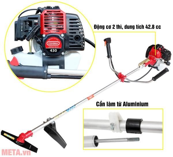 Máy cắt cỏ Oshima 430