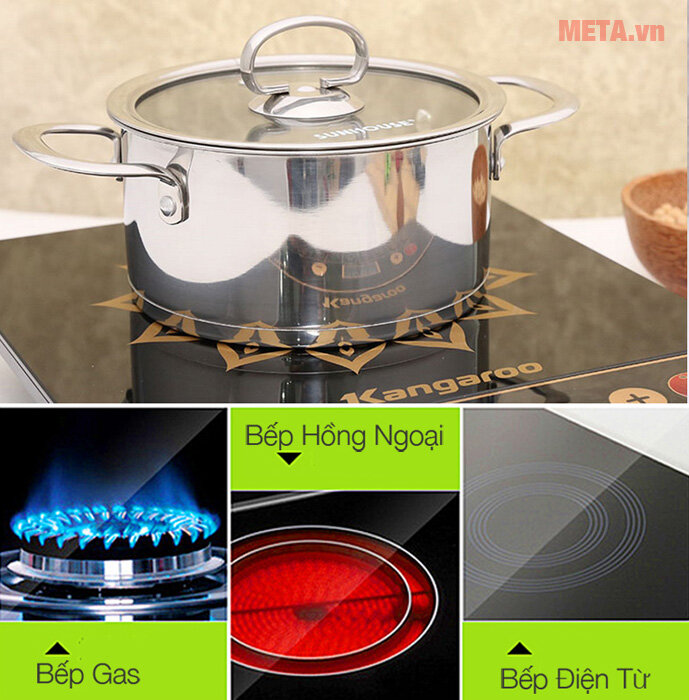 Bộ nồi inox cao cấp Sunhouse SH890 (3 chiếc) Bộ nồi inox cao cấp Sunhouse SH890 (3 chiếc)