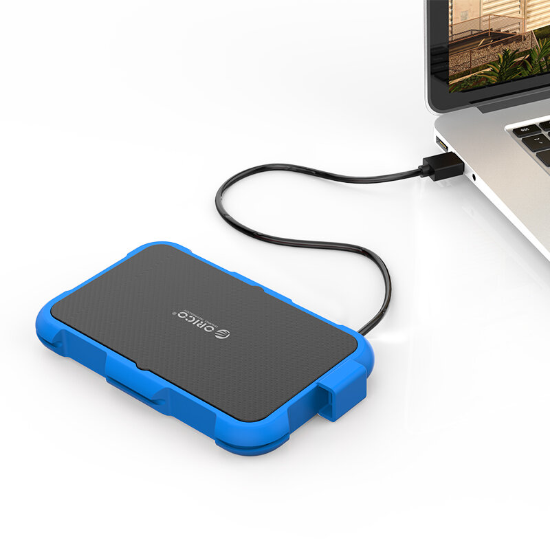 Box ổ cứng 2.5'' Orico 2739U3-BL SSD HDD Sata 3 USB 3.0 (Xanh)-3