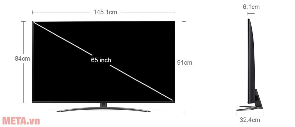 Smart Tivi LG 4K 65 inch 65NANO81TNA