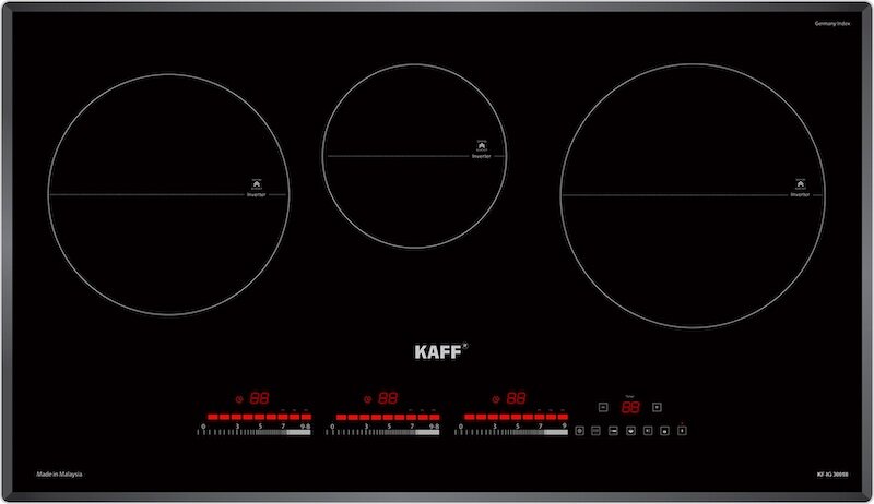 Kaff KF-IG3001II được trang bị hệ thống 3 vùng nấu
