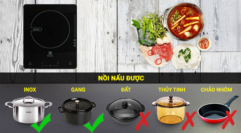 Bếp từ Electrolux ETD29KC Bếp từ Electrolux ETD29KC