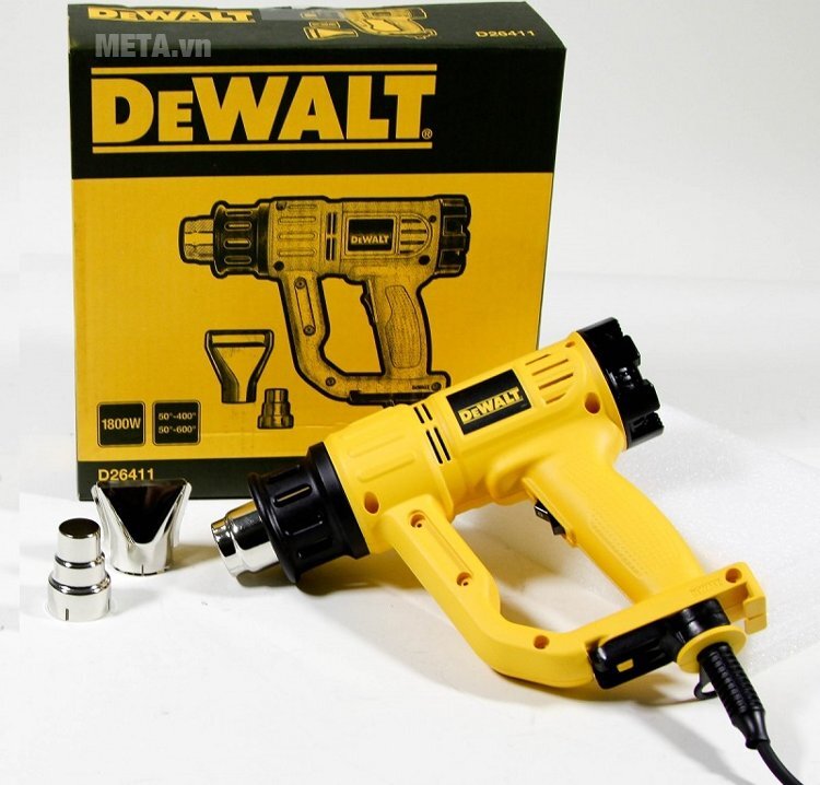 Máy thổi hơi nóng 1.800W DeWalt D26411 Máy thổi hơi nóng 1.800W DeWalt D26411