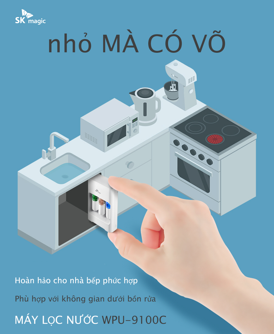 Đặc điểm nổi bật của bộ lọc nước đầu nguồn SK-Magic Coway WPU-9100C