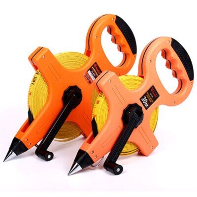 Thước dây sợi thủy tinh tay quay 50m Asaki AK-0395