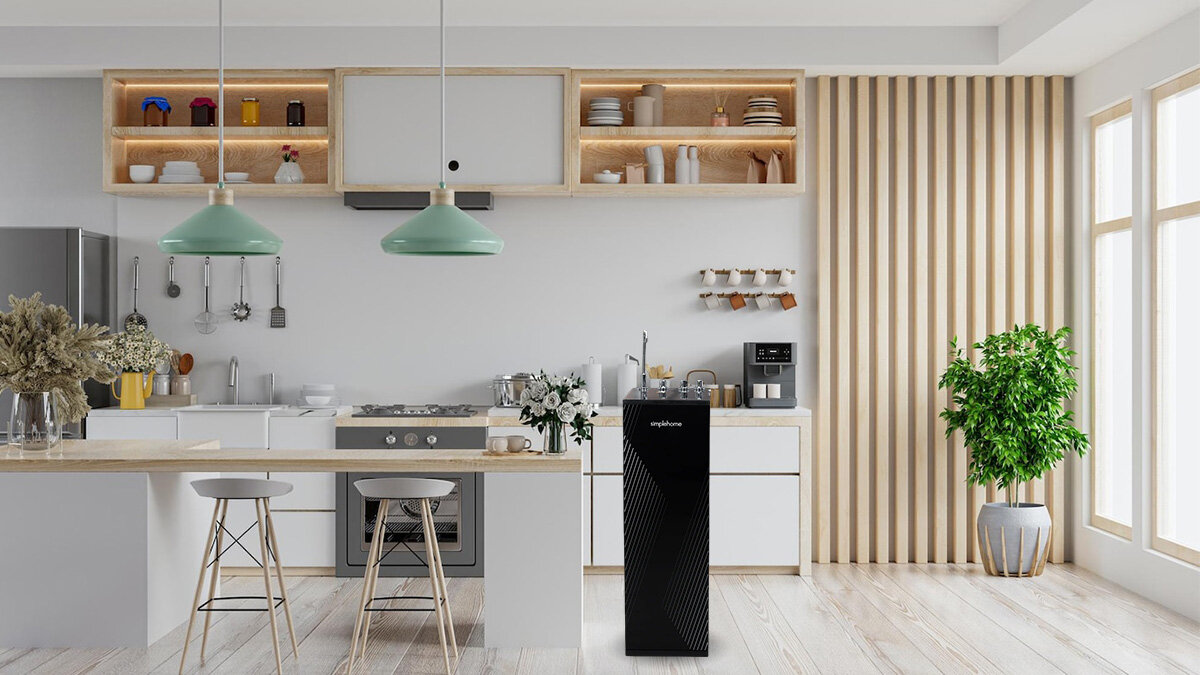 Máy lọc nước SimpleHome SPH-105NL 10 lõi với thiết kế tủ đứng sang trọng