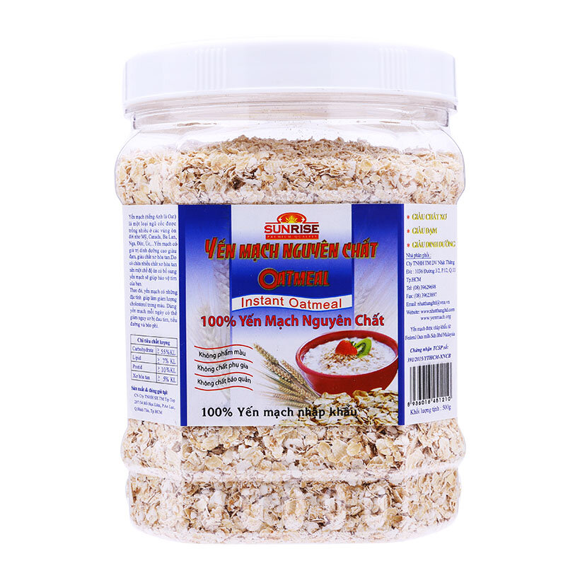  Yến mạch nguyên chất SUNRISE 500g