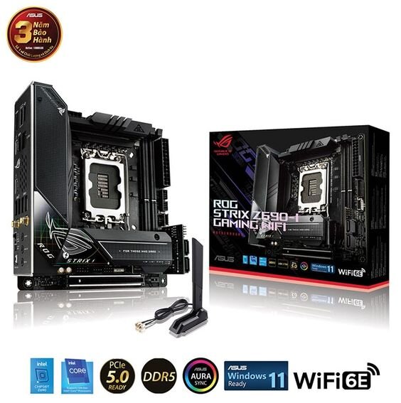 Mainboard Asus ROG STRIX Z690-I Gaming Wifi (ảnh 1)