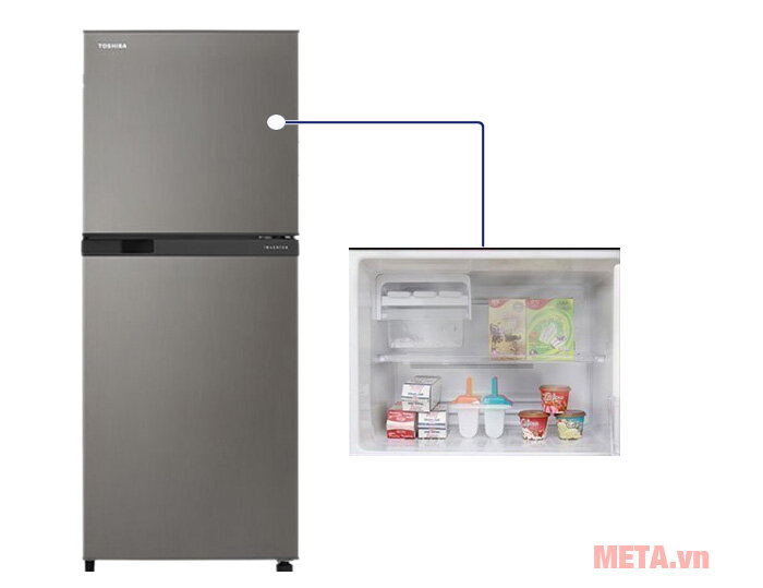 Tủ lạnh Toshiba Inverter 186 Lít GR-A25VUBZ(UB)