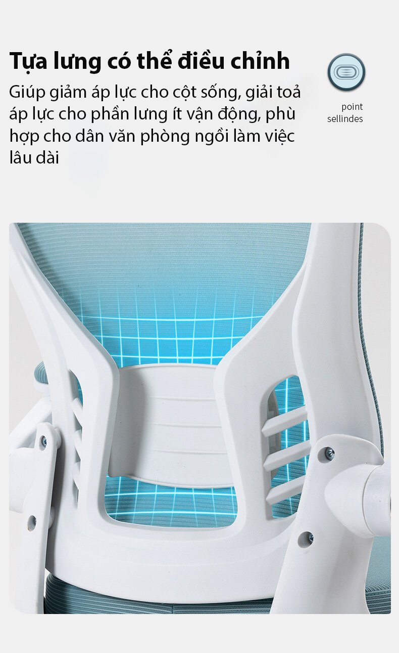 Ghế công thái học Legion YT030 Black 9