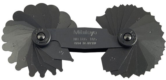 Dưỡng đo bán kính 30 lá Mitutoyo 186-105 Dưỡng đo bán kính 30 lá Mitutoyo 186-105