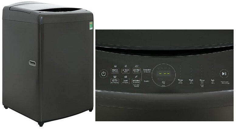 Máy giặt LG Inverter 14 kg TV2514DV3B thiết  kế