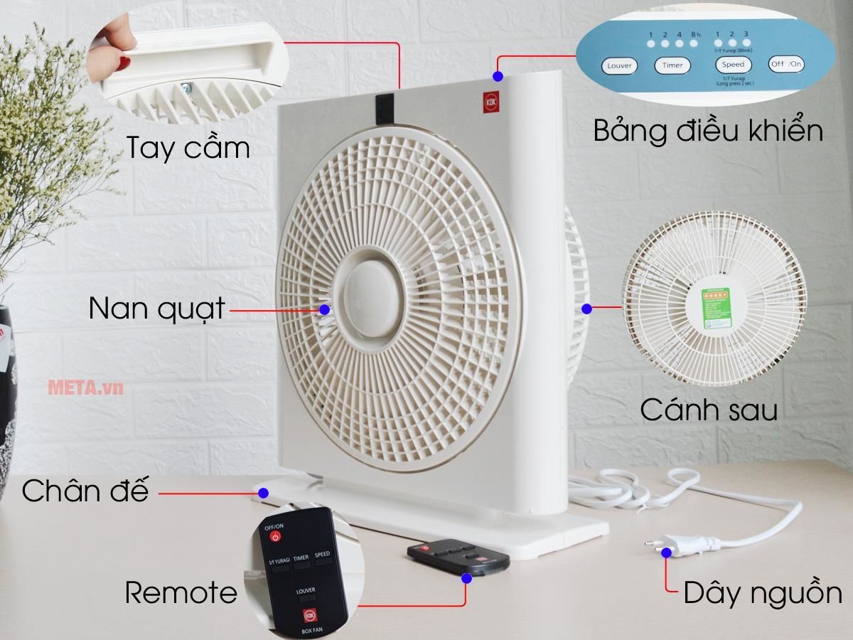 Quạt hộp KDK SD30X - có remote Quạt hộp KDK SD30X - có remote